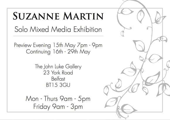 Suzanne Martin Exhibition